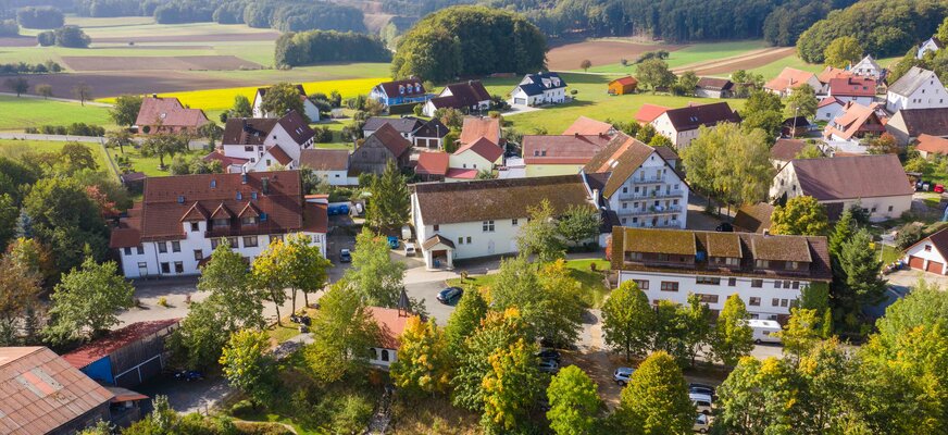 Hotelansicht von oben