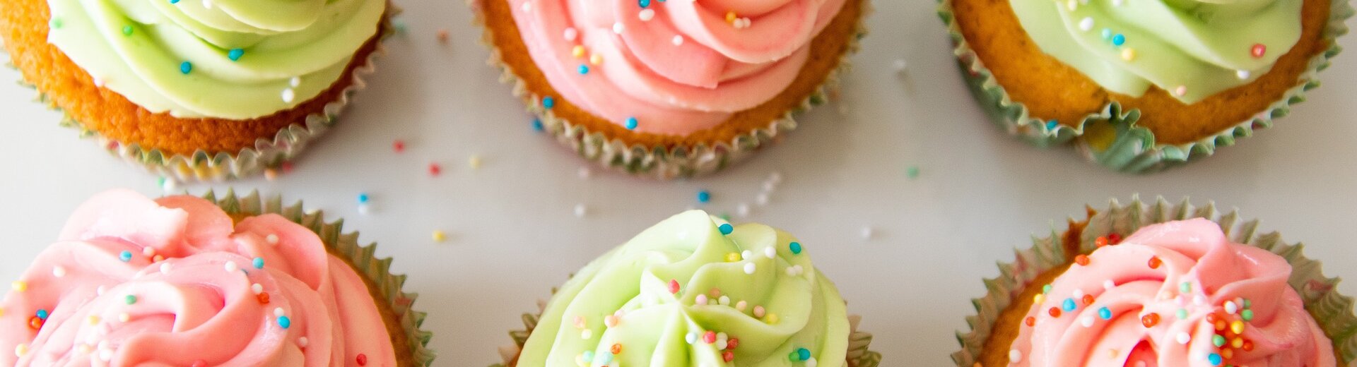 Bunte Cupcakes