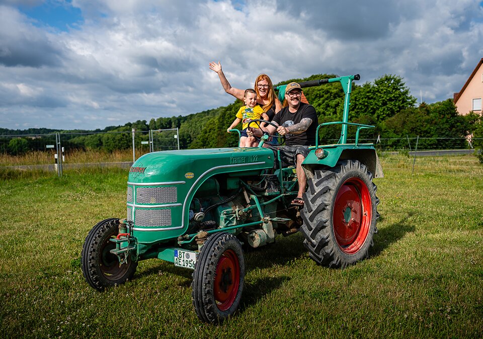 Traktor fahren