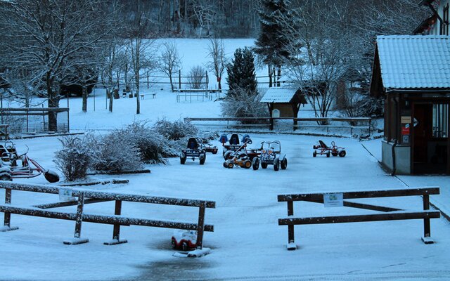 Aussenfläche im Winter