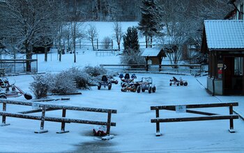 Aussenfläche im Winter